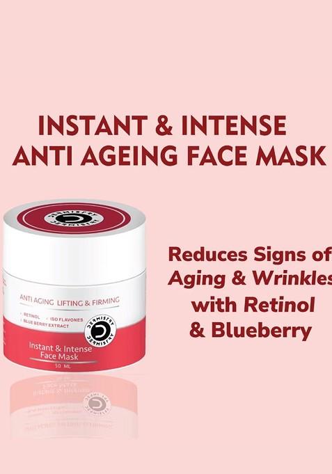 Dermistry Anti Aging Lifting Firming Instant Intense Face Mask With Retinol 50 Ml