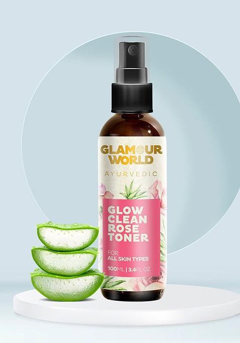 Glamour World Ayurvedic Glow Clean Rose Toner 100Ml