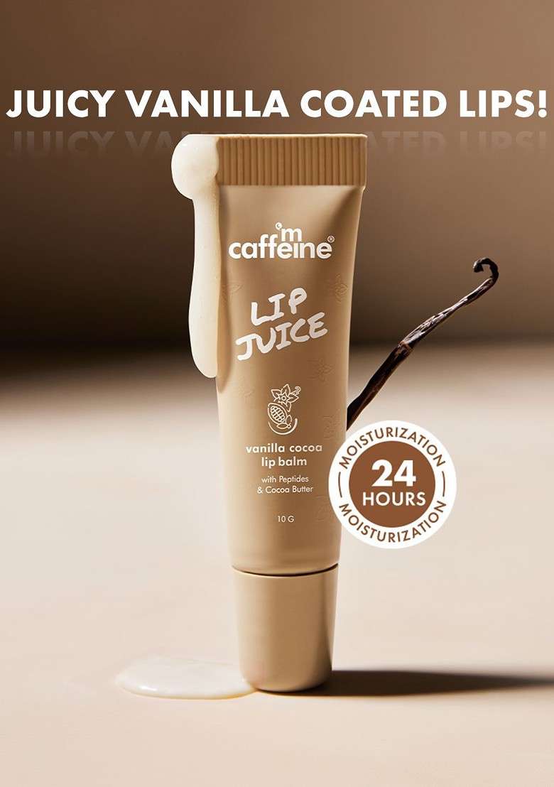 Mcaffeine Lip Juice Vanilla Cocoa Moisturizing Balm 10G - Indya