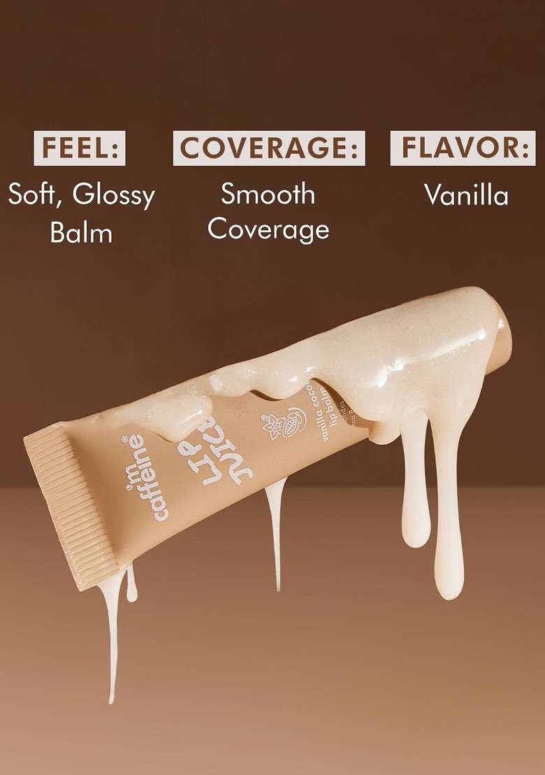 Mcaffeine Lip Juice Vanilla Cocoa Moisturizing Balm 10G - Indya