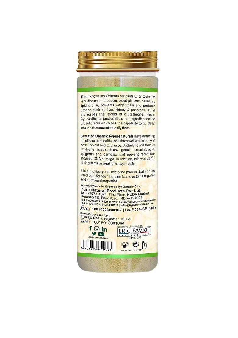 Bypurenaturals 100 Natural Organic Skin Herbs Tulsi Leaf Powder 115 G