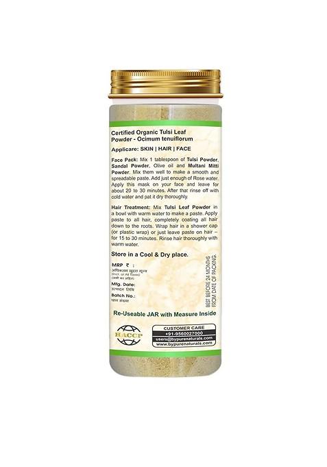 Bypurenaturals 100 Natural Organic Skin Herbs Tulsi Leaf Powder 115 G