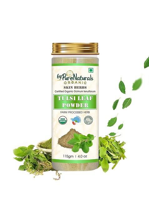Bypurenaturals 100 Natural Organic Skin Herbs Tulsi Leaf Powder 115 G