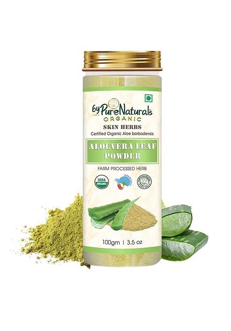 Bypurenaturals 100 Natural Organic Skin Herbs Aloe Vera Leaf Powder G