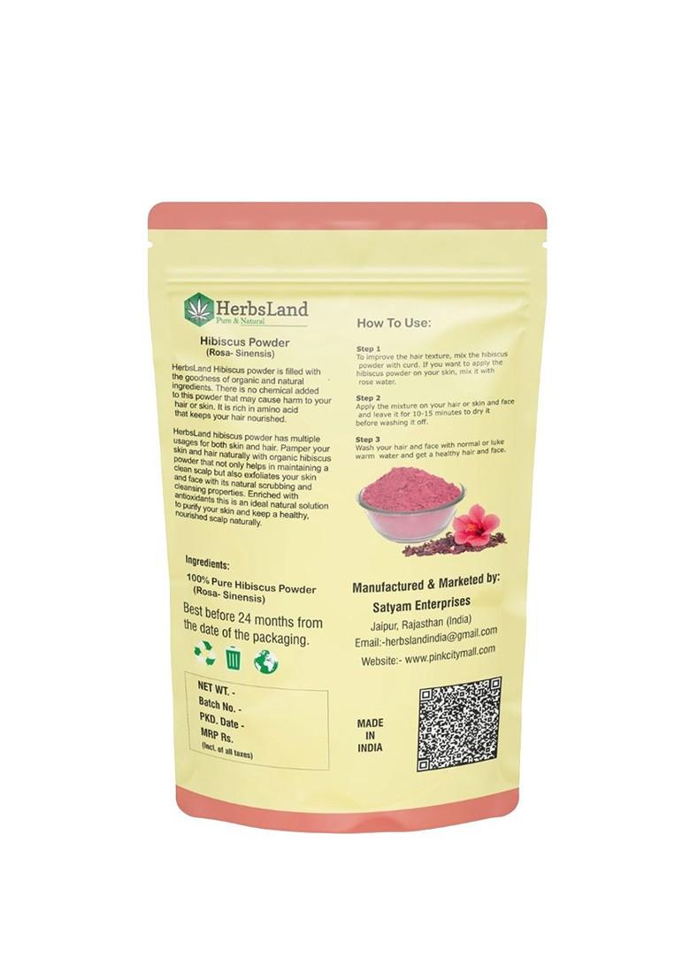 Herbsland Hibiscus Powder For Hair Skin 100 G