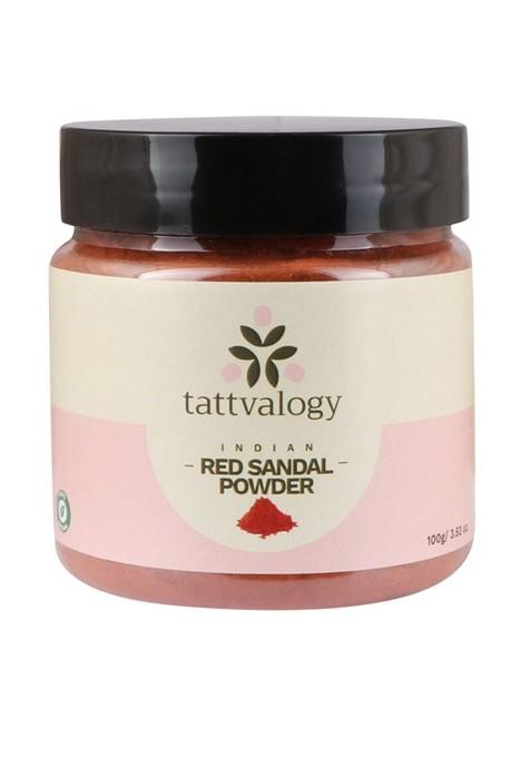 Tattvalogy Red Sandal Powder For Acne Marks Suntan Excess Oil 100 Gm