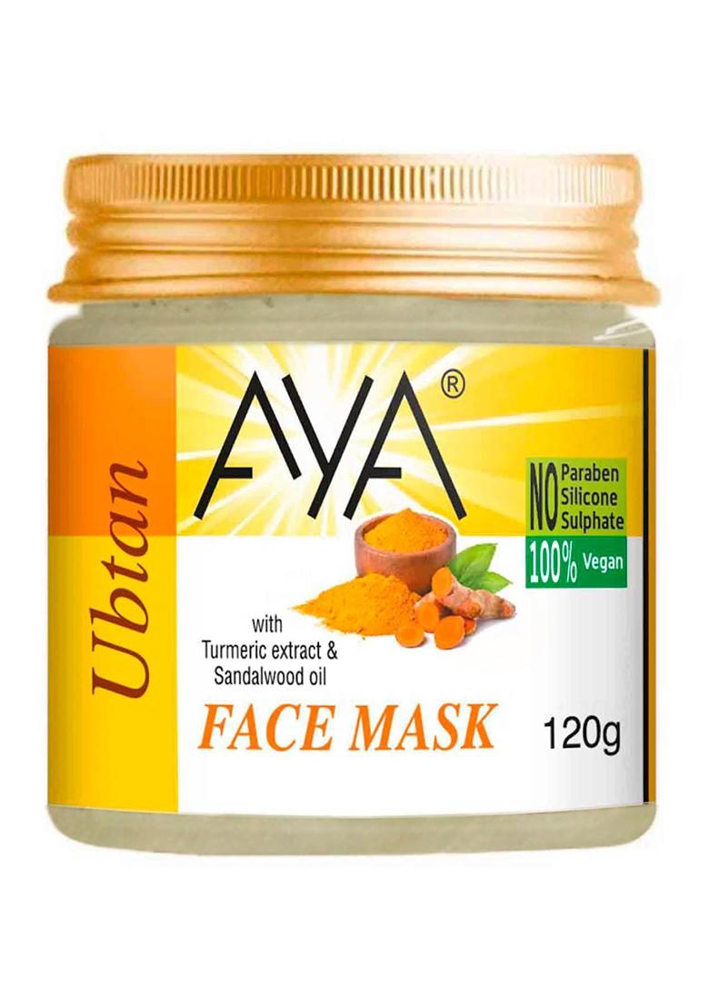 Aya Ubtan Face Mask With Turmeric Extract Sandalwood Oil 120G