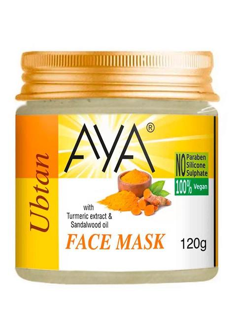 Aya Ubtan Face Mask With Turmeric Extract Sandalwood Oil 120G
