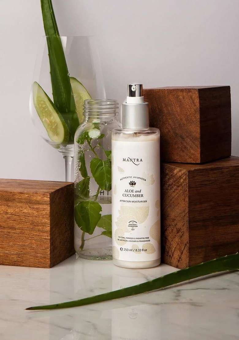 Mantra Herbal Aloe And Cucumber After Sun Moisturizer 250 Ml - Indya