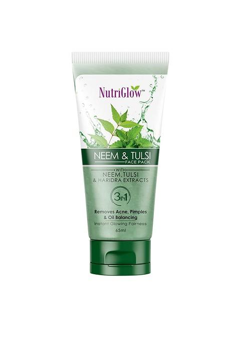 Nutriglow Neem Tulsi Face Scrub With Oil Control Formula 65 Ml
