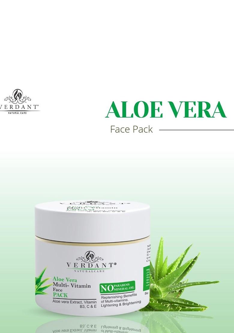 Verdant Natural Care Aloe Vera Multi Vitamin Face Pack 100 Ml