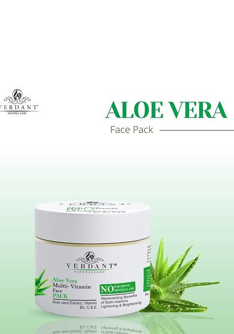 Verdant Natural Care Aloe Vera Multi Vitamin Face Pack 100 Ml