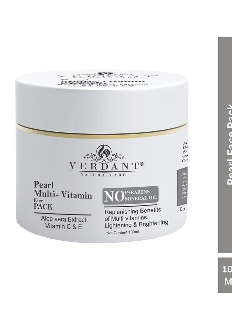 Verdant Natural Care Lightening Brightening Pearl Multi Vitamin Face Pack 100Ml
