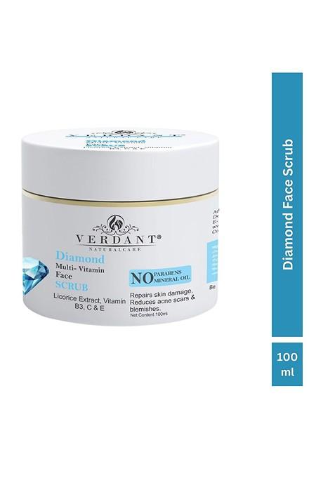 Verdant Natural Care Glowing Diamond Multi Vitamin Face Scrub 100Ml