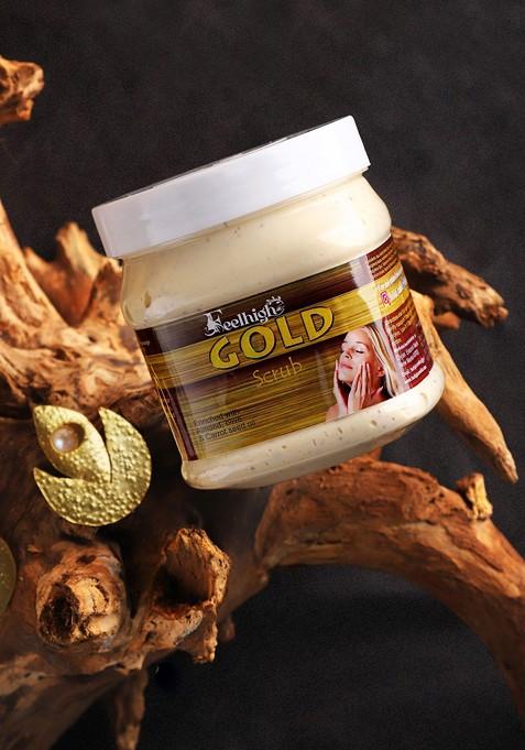 Feelhigh Set Of 2 Charcoal Gold Scrub For Face Body Exfoliators 500 Ml Each