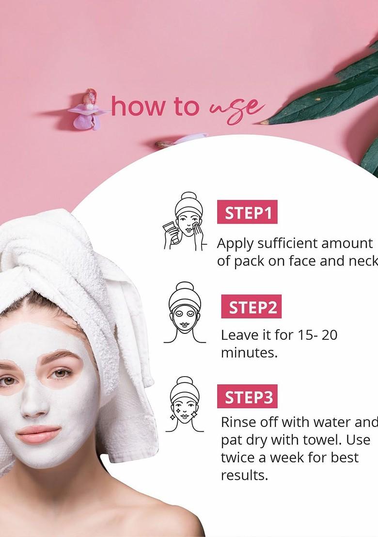 Globus Naturals Set Of 2 Anti Acne Glycolic 1 Salicylic Acid Face Pack 100 Gm Each