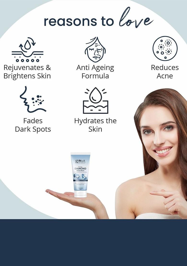 Globus Naturals Revival Diamond Face Pack 100 G