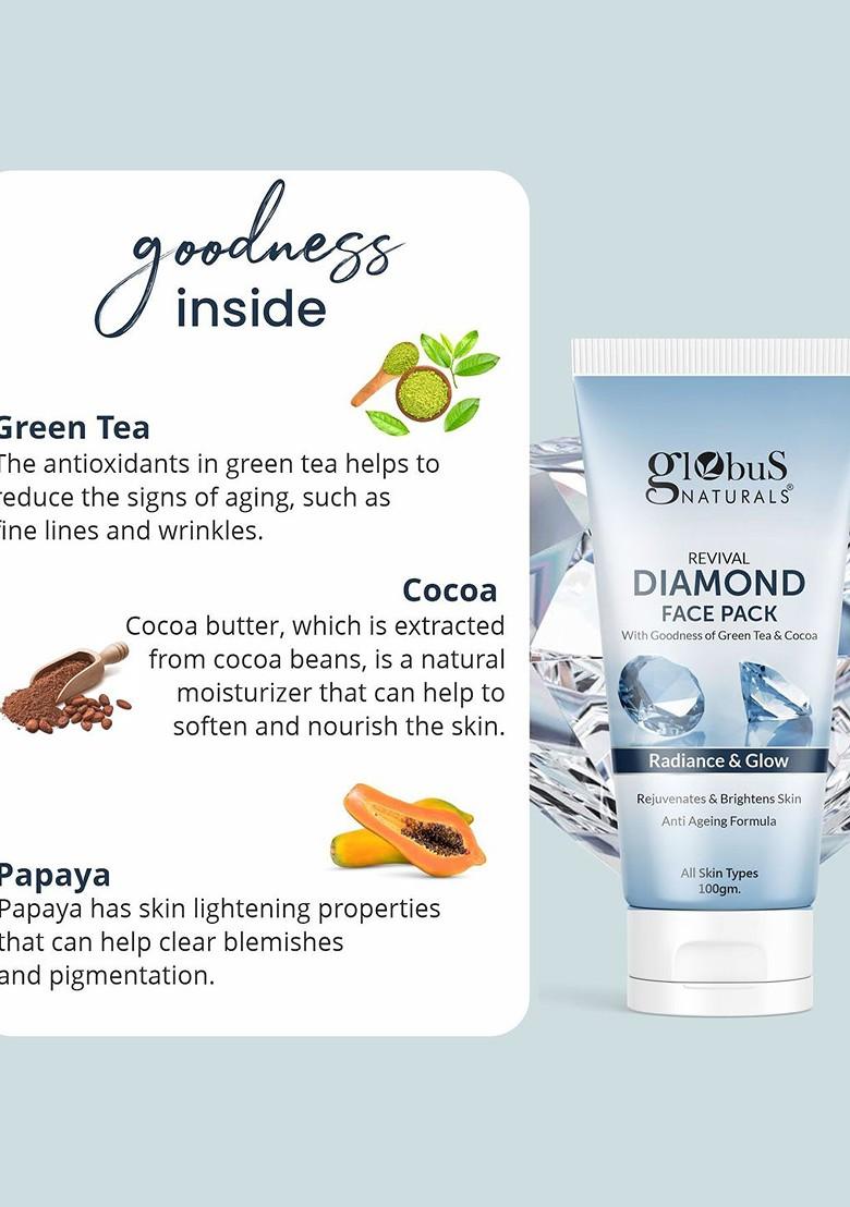 Globus Naturals Revival Diamond Face Pack 100 G