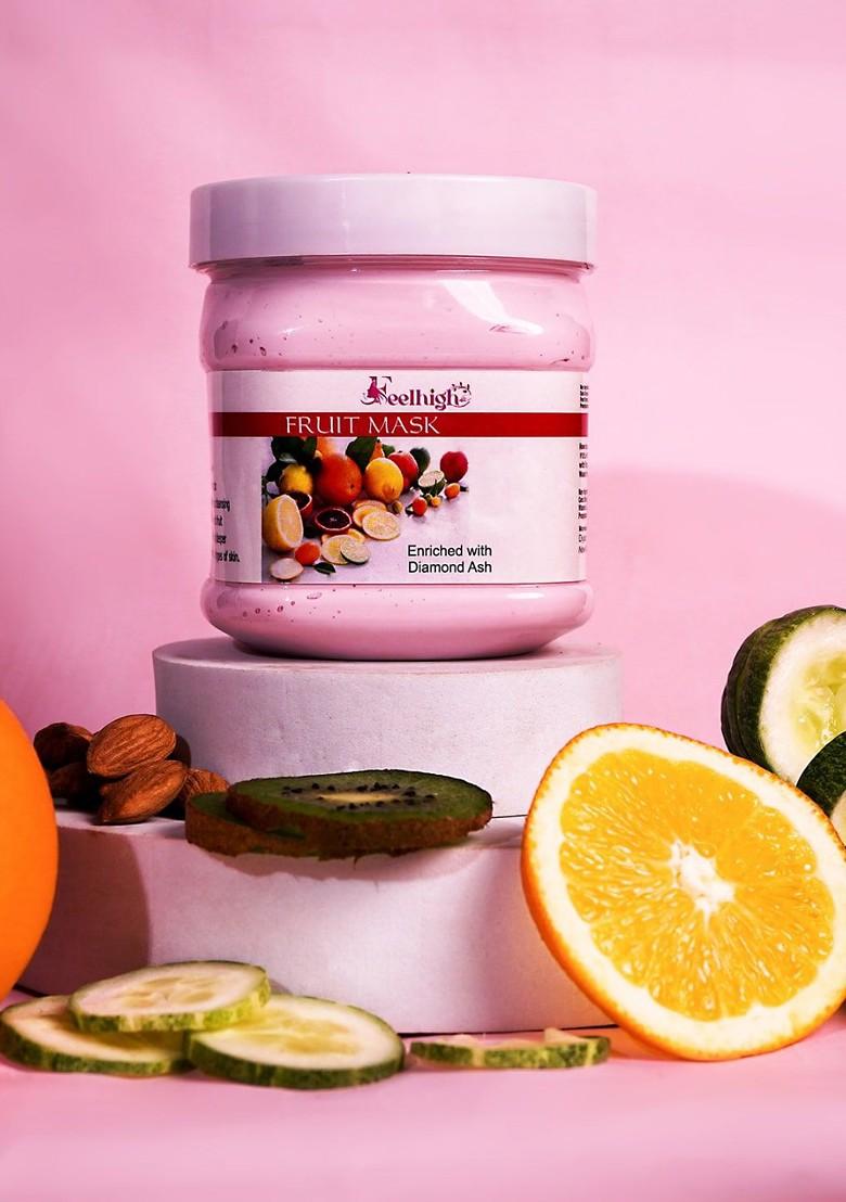 Feelhigh Set Of 2 Mix Fruit Natural Skin Brightening Mask With Orange Peel 500Ml Each