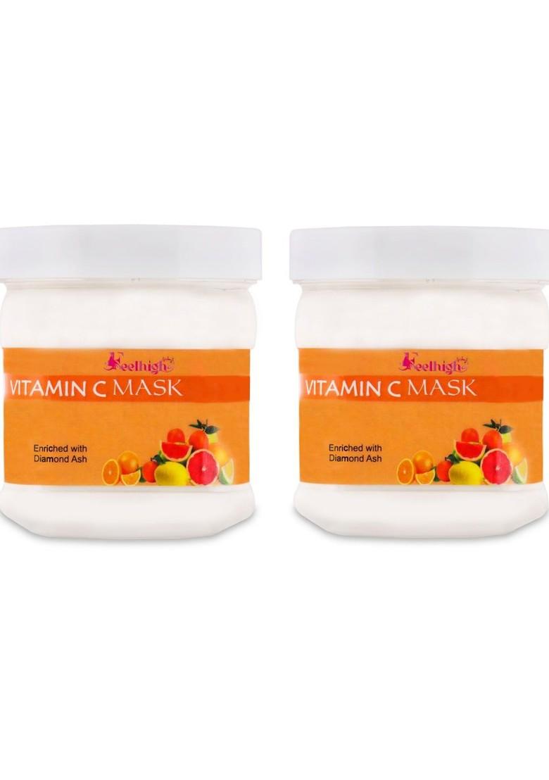 Feelhigh Set Of 2 Vitamin C Face Mask 500 Ml Each