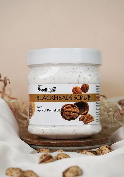 Feelhigh Set Of 2 Blackheads Scrub With Apricot Kernel Oil For Face Body 500 Ml Each