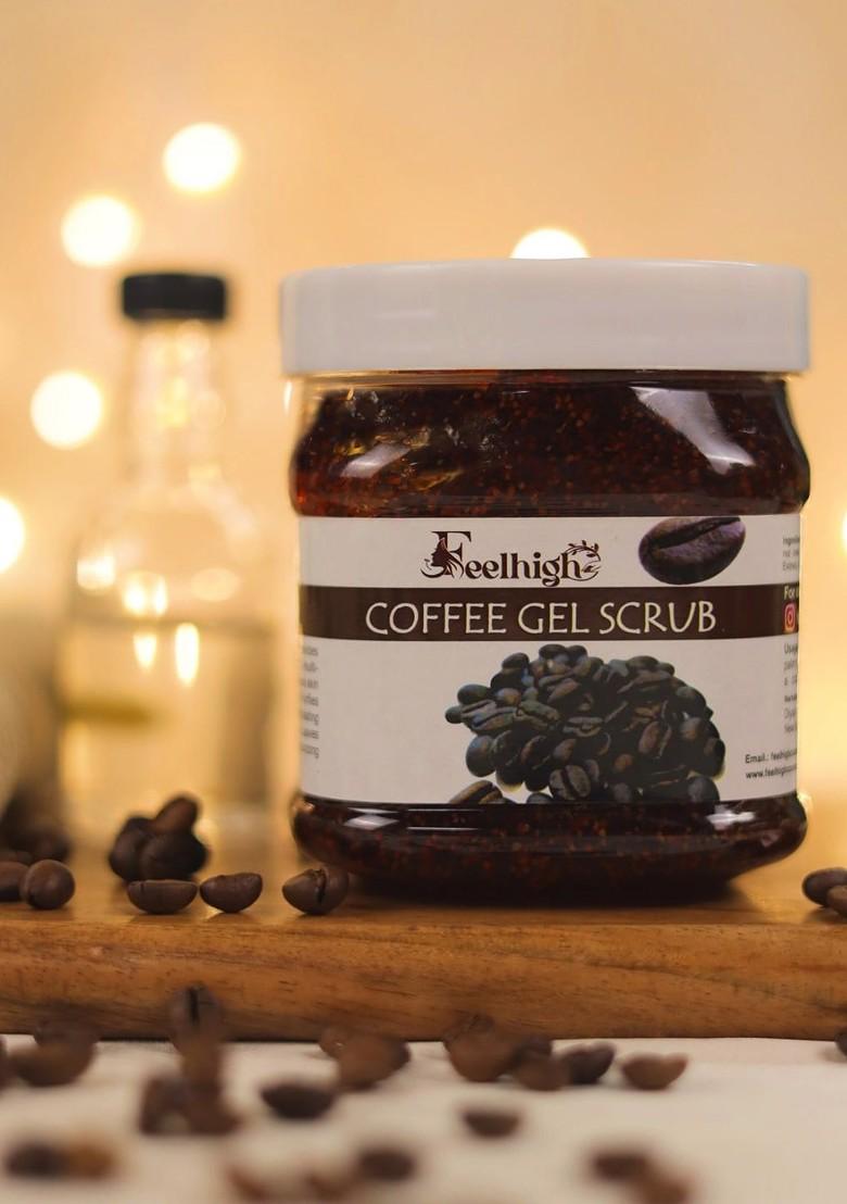 Feelhigh Set Of 2 Papaya Scrub Coffee Gel For Face Body Exfoliators 500 Ml Each