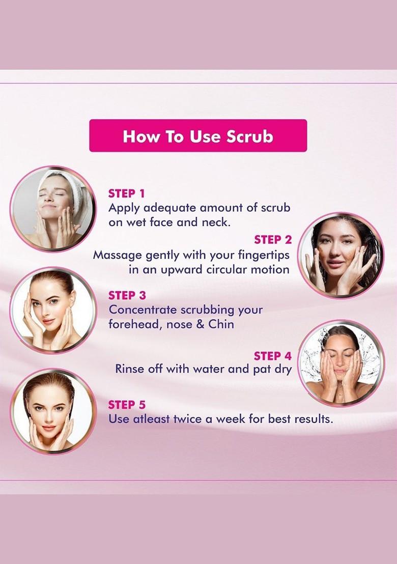 Feelhigh Set Of Papaya Vitamin C Scrub For Face Body 500 Ml Each