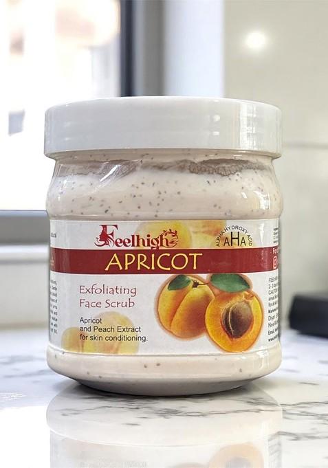 Feelhigh Apricot Exfoliating Face Scrub With Peach Extract 500 Ml