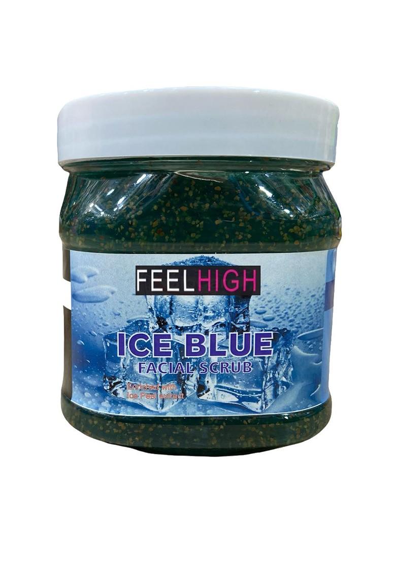 Feelhigh Ice Blue Facial Scrub With Peel Extract 500 Ml