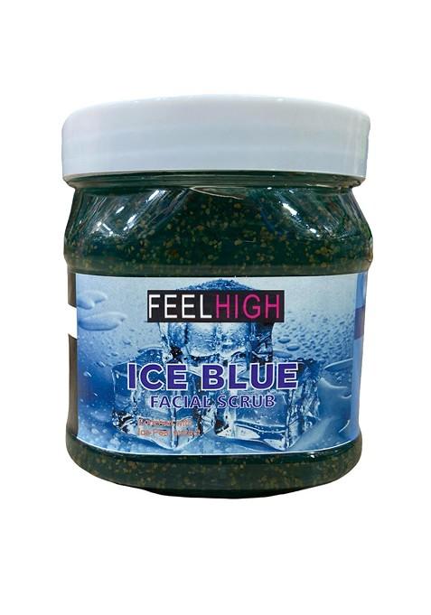 Feelhigh Ice Blue Facial Scrub With Peel Extract 500 Ml