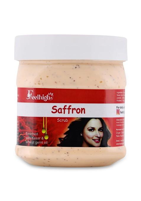 Feelhigh Saffron Face Body Scrub With Kesar Wheat Germ Oil 500 Ml