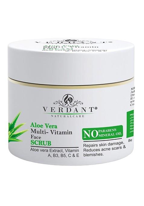 Verdant Natural Care Aloe Vera Multi Vitamin Face Scrub With A 100 Ml