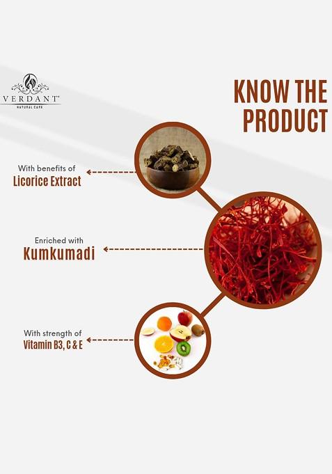 Verdant Natural Care Kumkumadi Multi Vitamin Face Scrub With Licorice Extract 100 Ml
