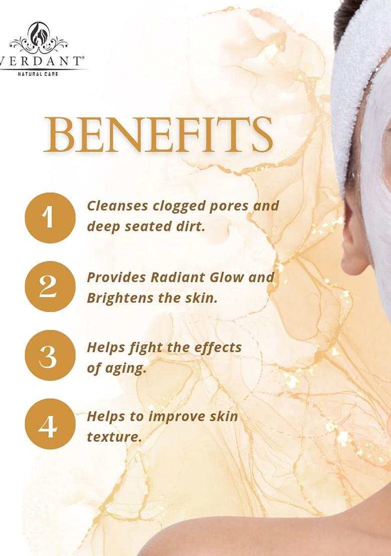 Verdant Natural Care Gold Multi Vitamin Face Scrub With Licorice Extract 100 Ml