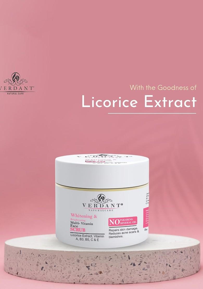 Verdant Natural Care Whitening Brightening Multi Vitamin Face Scrub 100 Ml