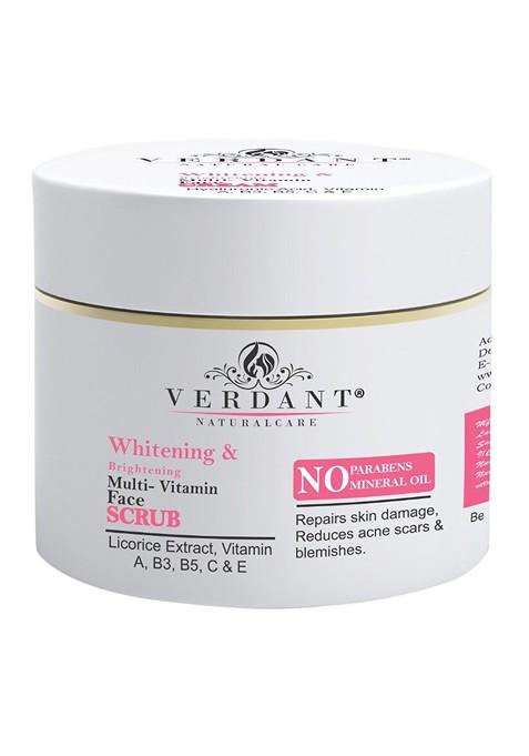 Verdant Natural Care Whitening Brightening Multi Vitamin Face Scrub 100 Ml