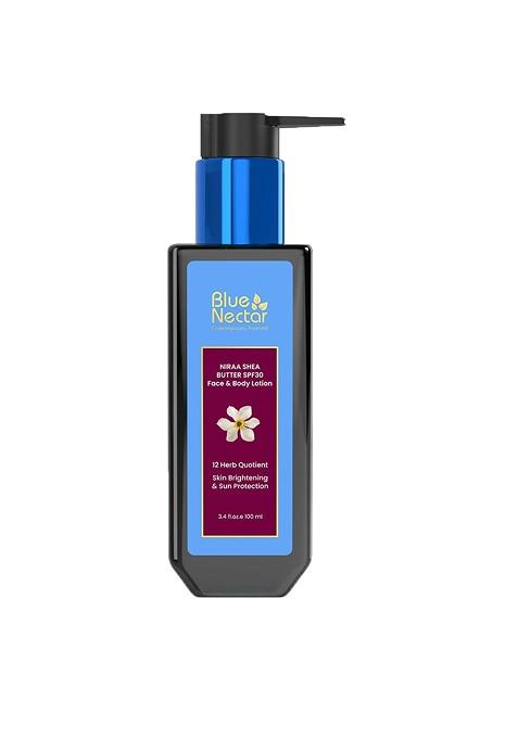 Blue Nectar Brightening Body Sunscreen Lotion With Spf 30 Pa 100 Ml