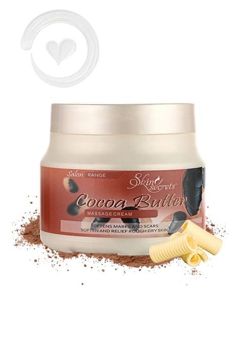 Skin Secrets Cruelty Free Cocoa Butter Massage Cream To Soften Marks Scars 500 G