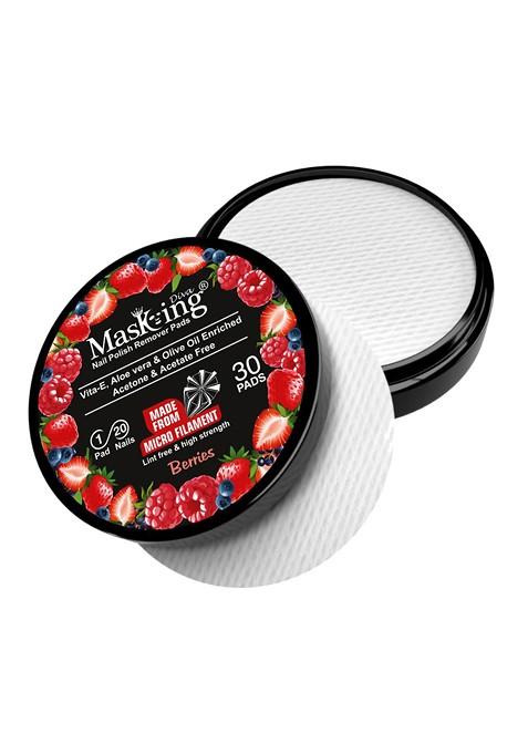 Masking Pack Of 5 Bamboo Facial Sheet Mask For Oil Control Nail Polish Remover Wipes