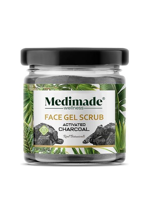 Medimade Activated Charcoal Face Gel Scrub 30 Gm