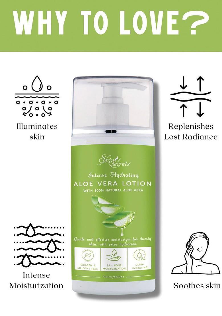 Skin Secrets Intense Hydrating Aloe Vera Body Lotion With Glycerine 500 Ml