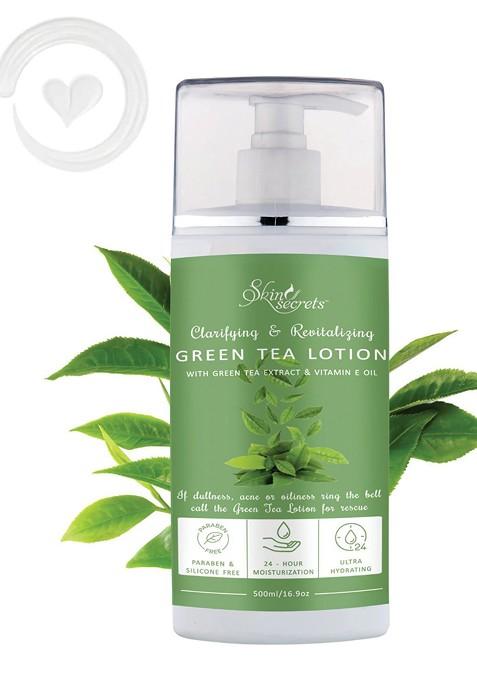 Skin Secrets Clarifying Revitalizing Green Tea Body Lotion With Vitamin E Oil 500 Ml