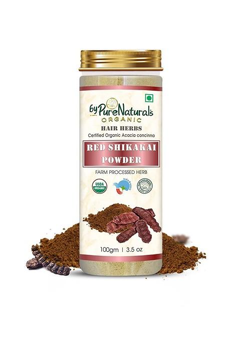 Bypurenaturals Herbal Red Shikakai Powder