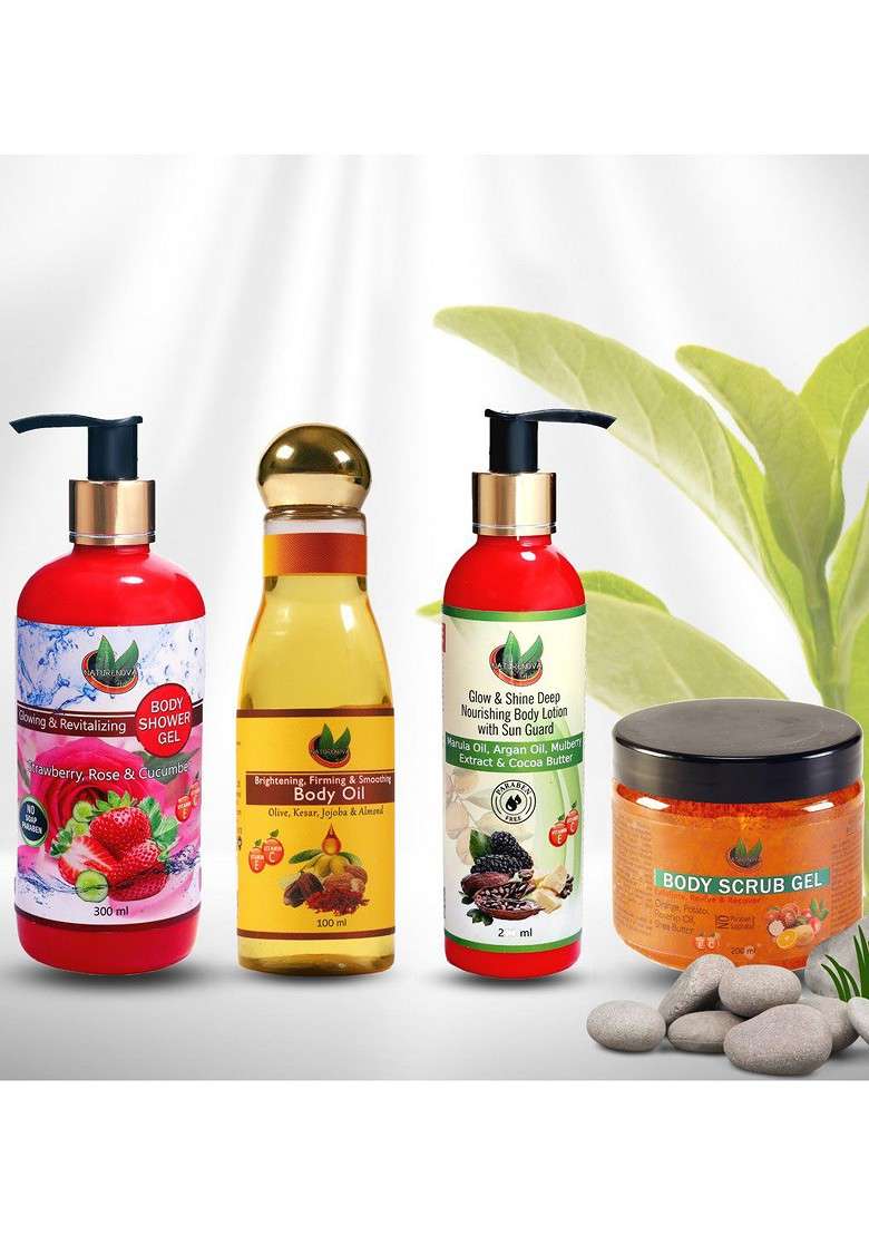 Naturenova Herbals Bath Body Combo 800Ml - Indya