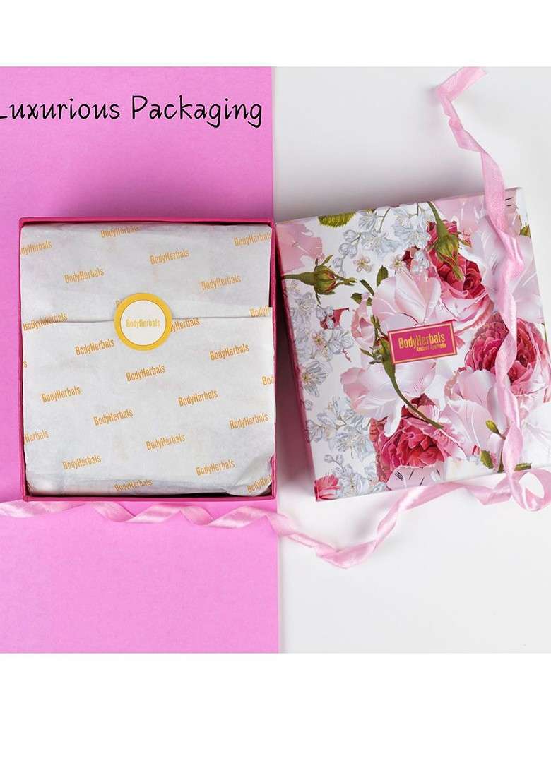 Bodyherbals Natural Face Care Collections Gift Set With Rose Extract - Indya