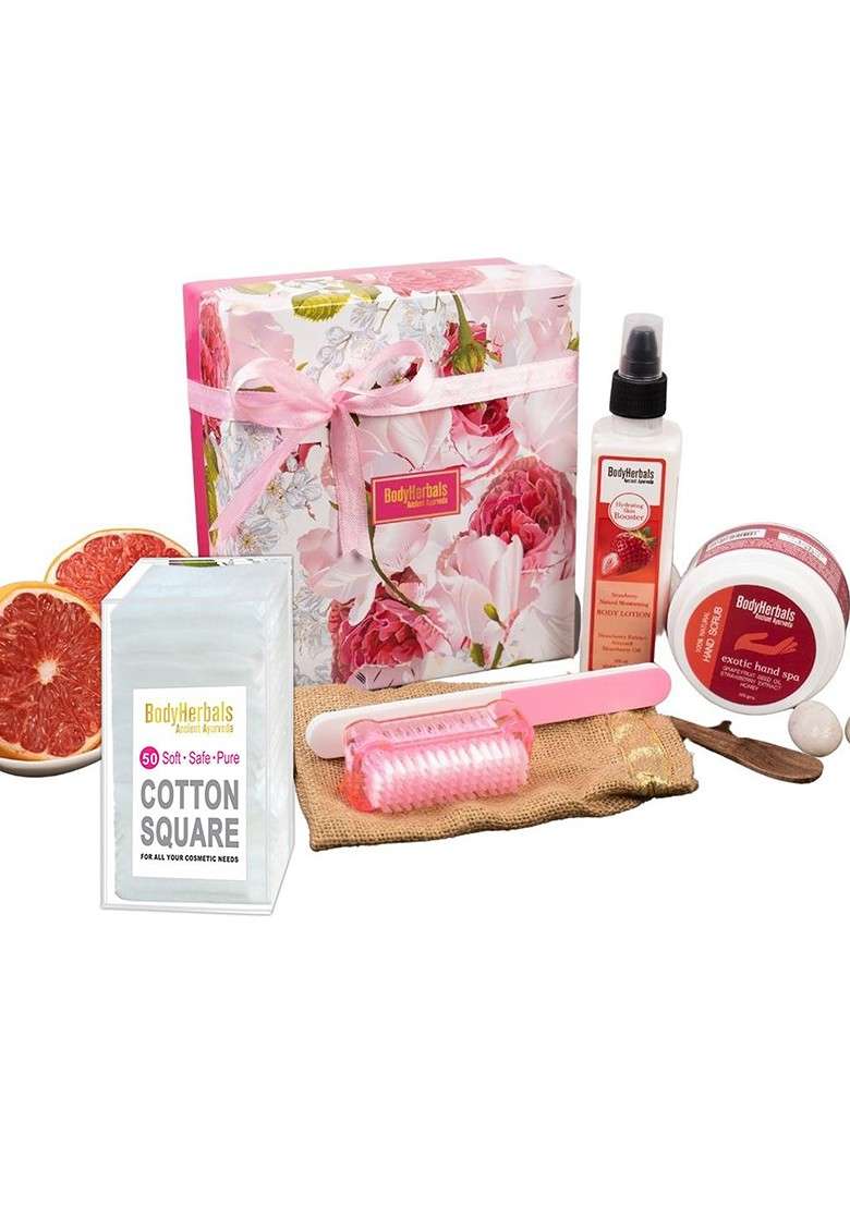 Bodyherbals 7 Pcs Natural Hand Spa Collections Gift Set - Indya