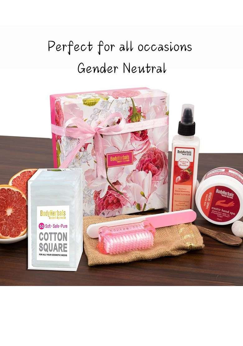 Bodyherbals 7 Pcs Natural Hand Spa Collections Gift Set - Indya