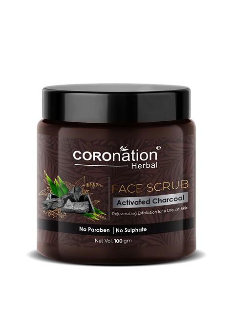 Coronation Herbal Activated Charcoal Face Scrub 100 G