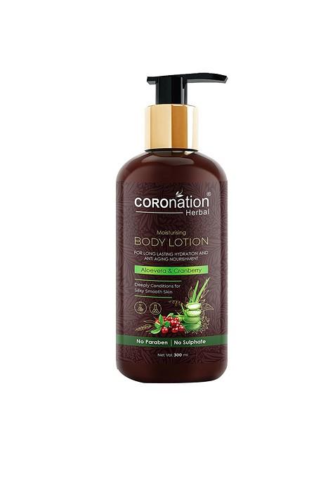 Coronation Herbal Aloevera And Cranberry Moisturising Body Lotion 300 Ml