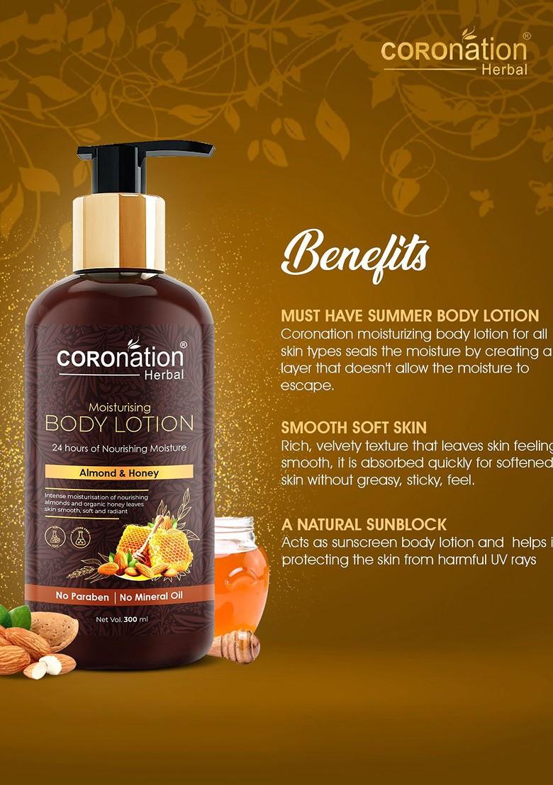 Coronation Herbal Almond Honey Moisturising Body Lotion 300 Ml